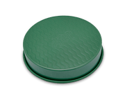 Great Jones | Patty Cake - Broccoli features a wavy, corrugated design for easy release and even baking, perfect for kid-friendly culinary activities.