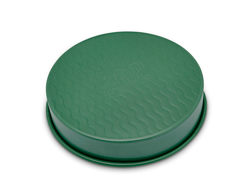 Great Jones | Patty Cake - Broccoli features a wavy, corrugated design for easy release and even baking, perfect for kid-friendly culinary activities.