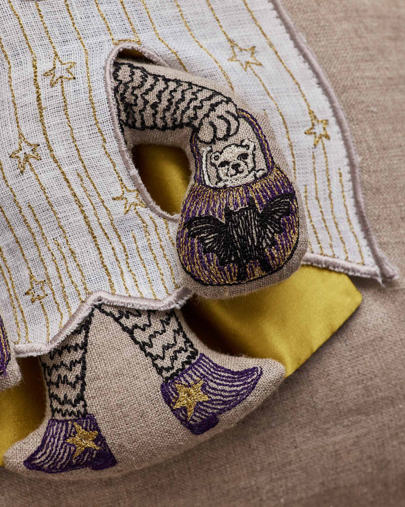 Coral & Tusk - Ghost Kitty Pocket Pillow: Cover Only