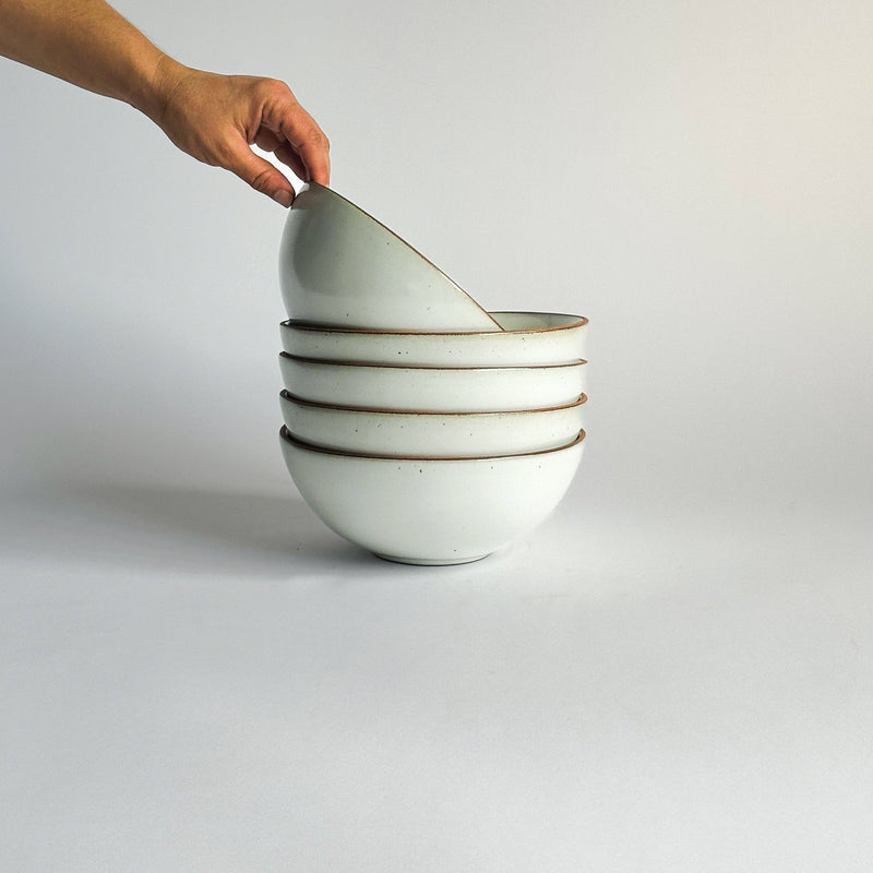 Sarah Kersten - Ramen Bowl: Inverness, held in hand, showcasing its versatile design ideal for noodles, salads, or side dishes.