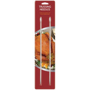 Harold Imports | Trussing Needles: A box containing trussing needles, featuring an image of a turkey, ideal for preparing and presenting poultry dishes.