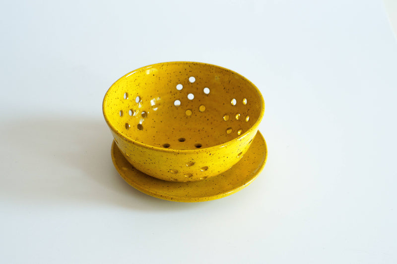 RachaelPots - Small Berry Bowl With Dish: Sage