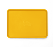 Great Jones | Holy Sheet - Pepper: A nonstick ceramic-coated, half-sized sheet pan ideal for easy cleanup. Suitable for oven use and stylish enough for table presentation.