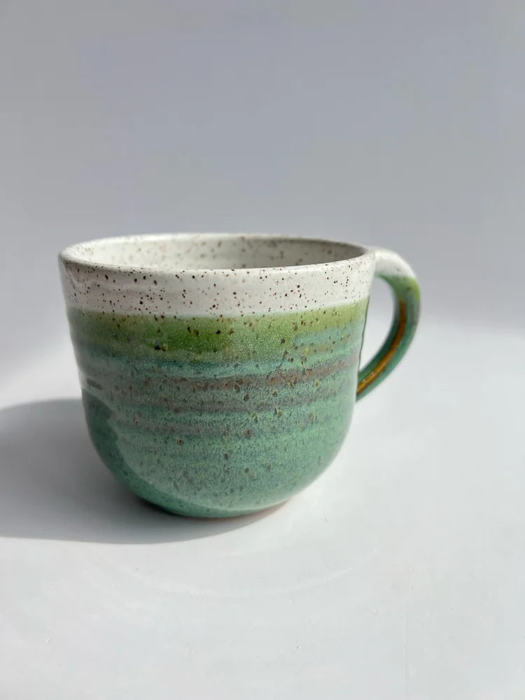 RachaelPots | Jumbo Mug, Nude/Light Blue
