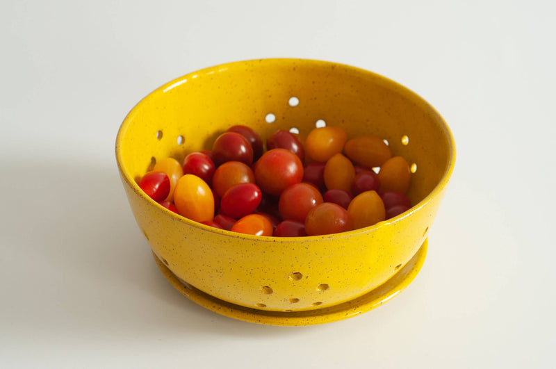 RachaelPots - Large Berry Bowl With Dish: Dark Blue
