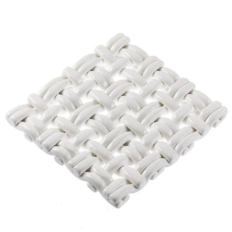 Skyros Designs | Square Trivet, 8-Inch, White