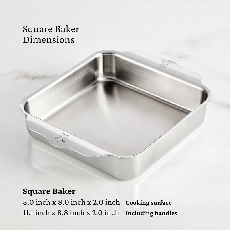 Hestan | Oven Bond Tri-Ply Bakeware, Square Baker