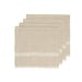 Caravan Home | Laundered Linen Natural & White Napkins.