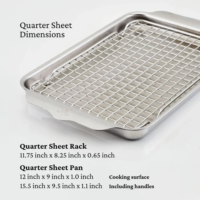 Hestan | OvenBond Tri-ply Quarter Sheet Pan with Rack