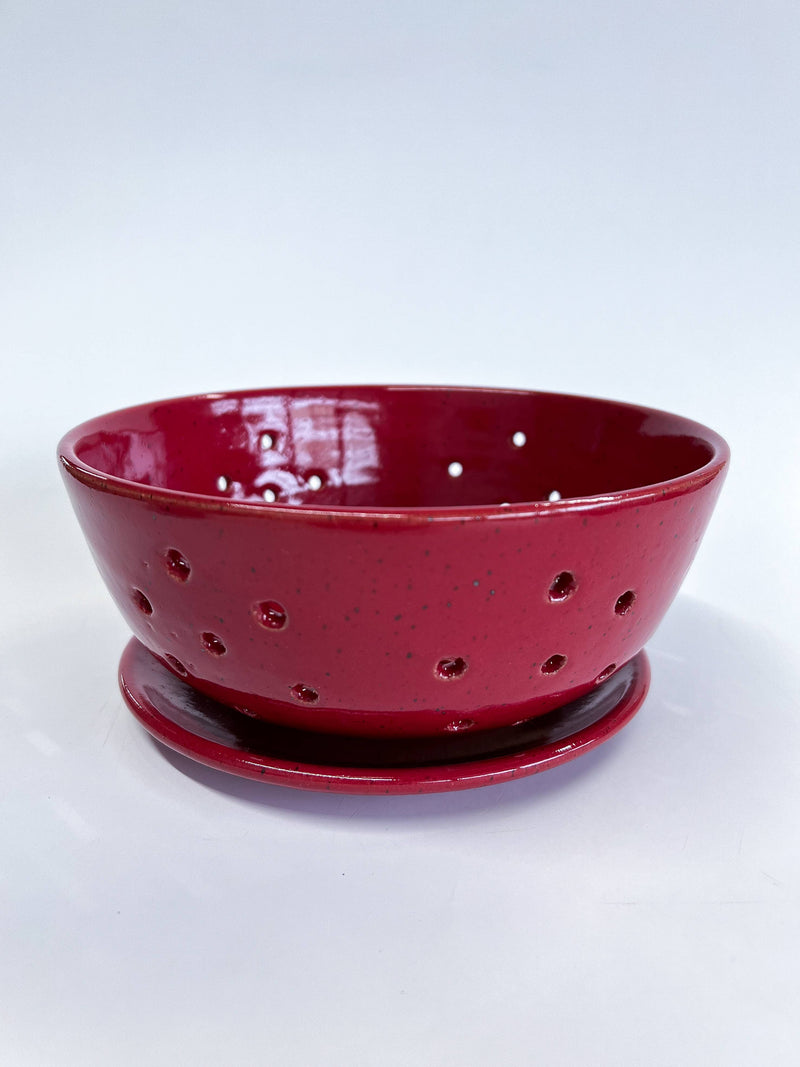 RachaelPots - Large Berry Bowl With Dish: Dark Blue
