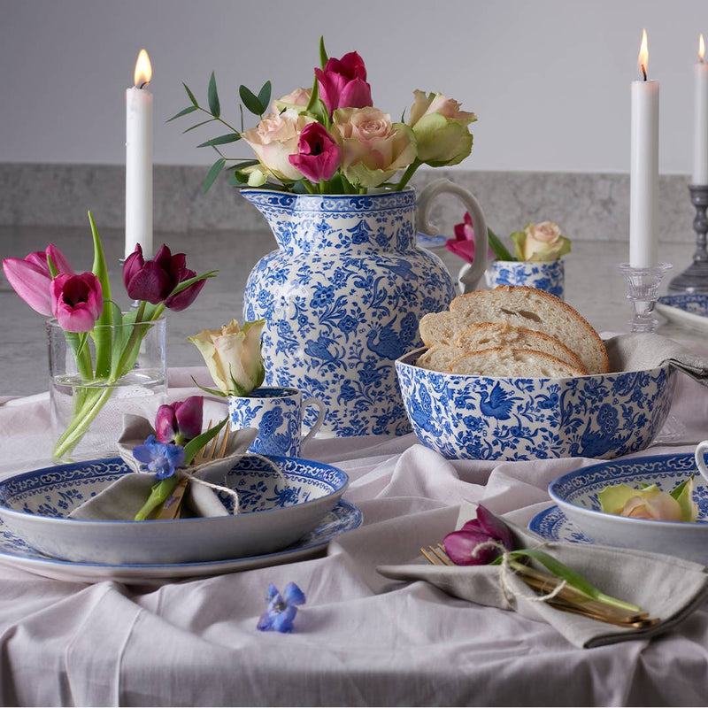 Burleigh | Blue Regal Peacock Medium Plate