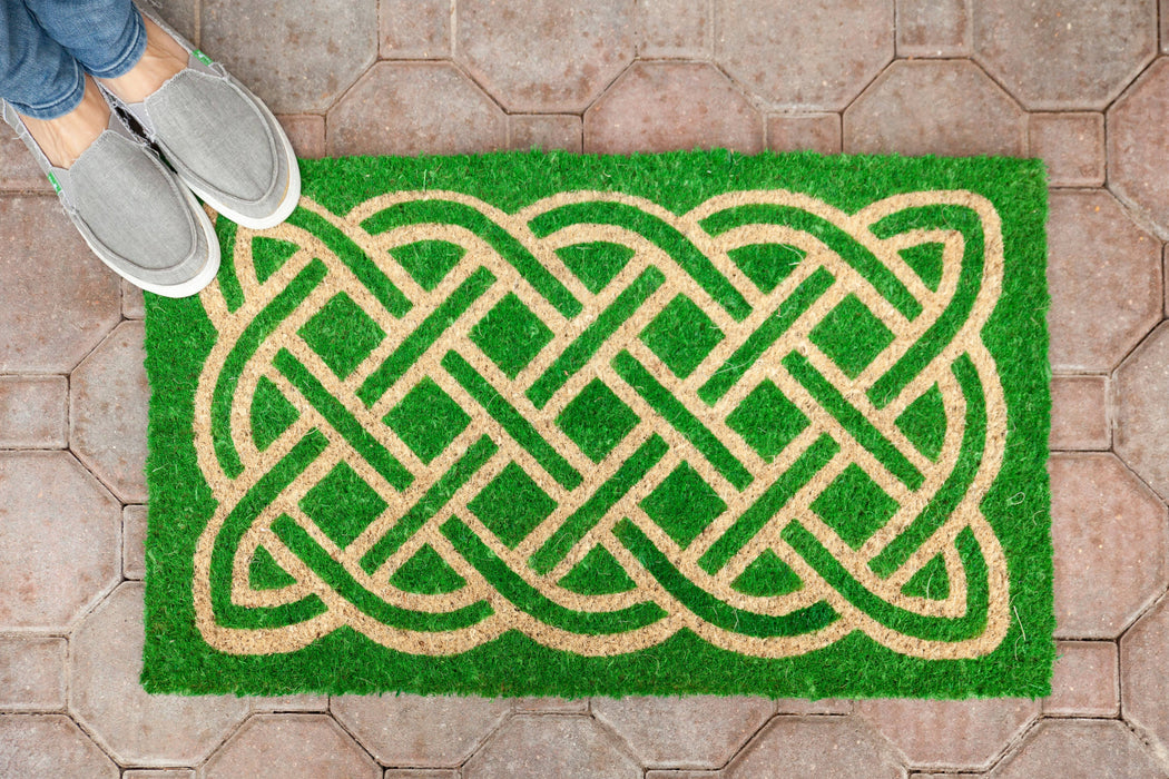 Celtic Handwoven Coconut Fiber Doormat