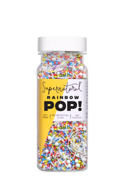 Supernatural | Dye-Free Rainbow Pop! Nonpareil Sprinkles.