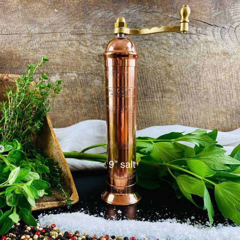 Rune-Jakobsen Design | The original 'Copper Mill' - 9" salt grinder