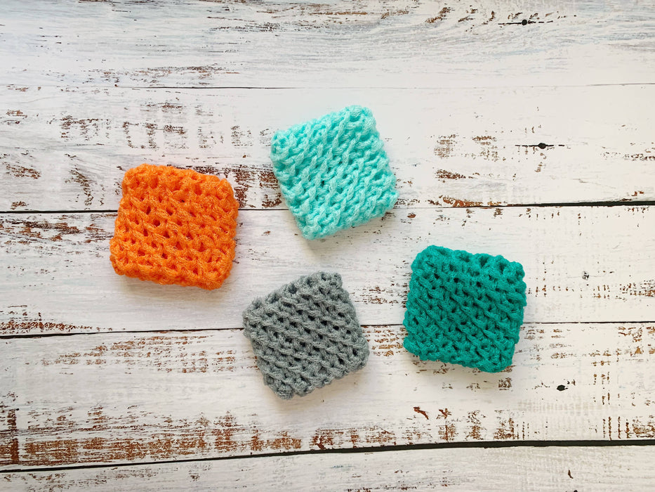 Dot and Army | Dish Scrubbies