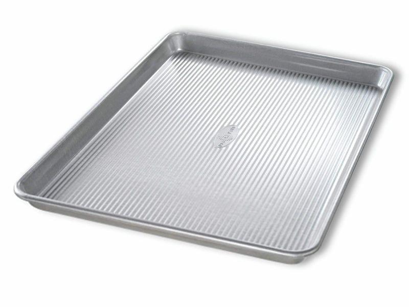 USA Pan | Sheet Pans - Half Sheet Pan, ideal for toaster ovens, features a ridged surface and Americoat® nonstick for easy release and cleanup.