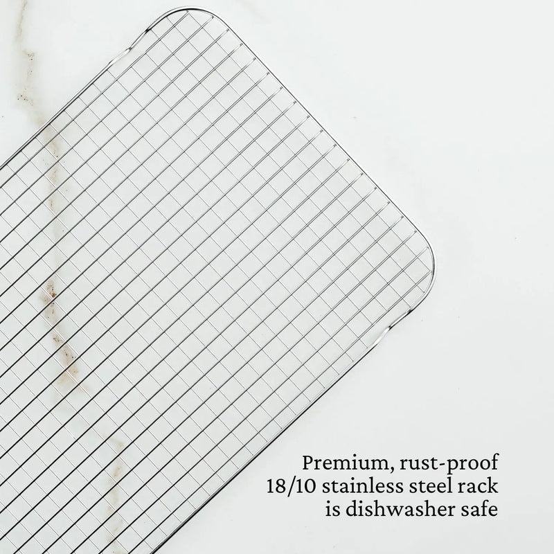 Hestan | OvenBond Tri-Ply Bakeware, Medium Sheet Pan with Rack