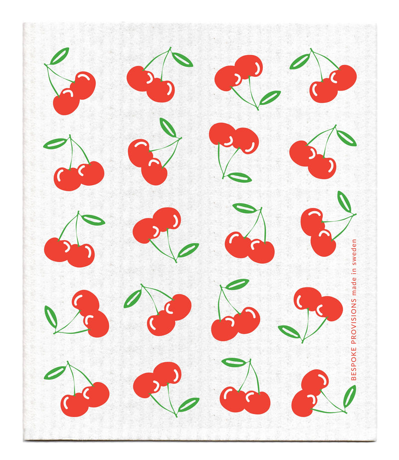 Bespoke Provisions | Cherries Swedish Dishcloth