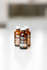 Humble Suds | All Purpose Concentrate - Orange & Clove: Compact 1.5 oz glass bottle with eco-friendly cleaning formula, ideal for sustainable, zero-waste routines.