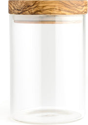 Browne & Co | BERARD Glass Jar with Lid, 4x6, 20oz/0.6L, ideal for food storage, featuring a sleek, transparent design, perfect for kitchen organization.