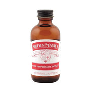 Nielsen-Massey | Pure Organic Peppermint extract in a glass bottle, ideal for enhancing culinary creations with a fresh, minty flavor.