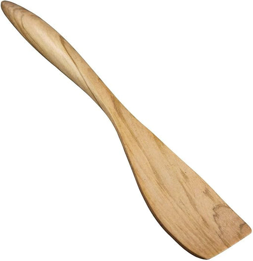 Berard Olivewood Utensils - Slotted Spatula 12.5 inches, handcrafted from olive wood with a unique grain, ideal for cooking and serving in Athens Cooks’ curated kitchen collection.