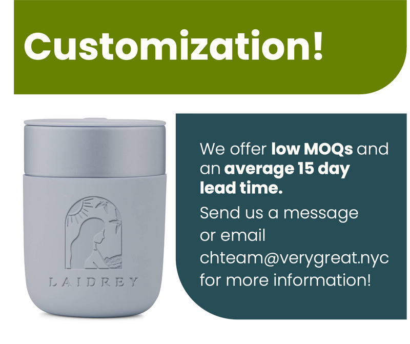 Reusable Ceramic Mug by W&P in Terrazzo Blush, 16 oz, featuring a white container with logo, splash-resistant lid, and soft-touch silicone sleeve for grip.