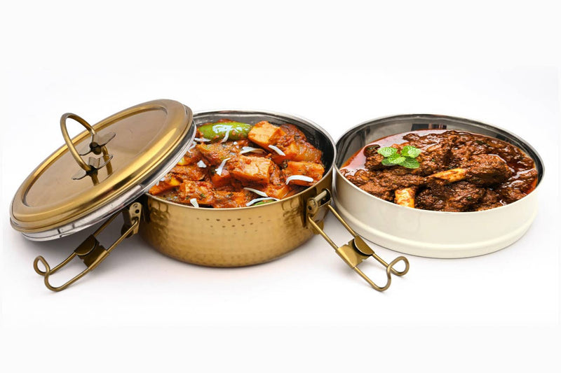 Large Tiffin Lunch Box, 2 Layer