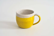 RachaelPots | Jumbo Mug - Nude-Light Blue, a 18 oz hand-thrown ceramic mug with a thumb rest, ideal for coffee or soup, crafted in Brooklyn, NY.