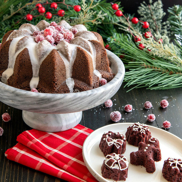 Nordic Ware | Holiday Teacakes Cakelet Pan.