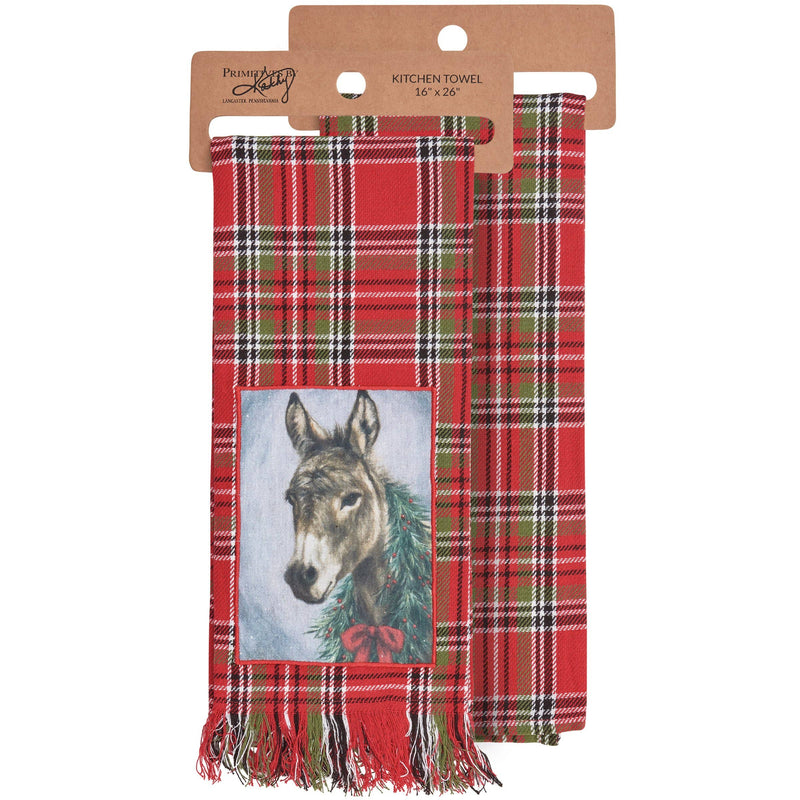 Eric & Christopher | Horse with Wreath Tea Towel