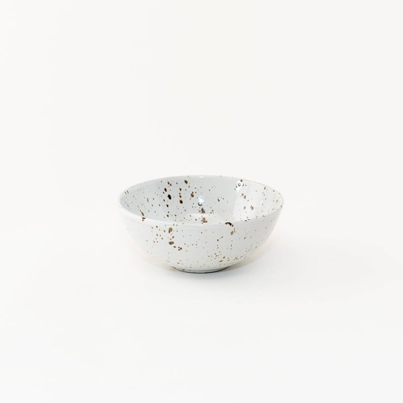 Sarah Kersten - Ramen Bowl: Winter Mesa, a versatile ceramic bowl with brown specks, ideal for noodles, salads, or side dishes. Perfect for any kitchen setting.