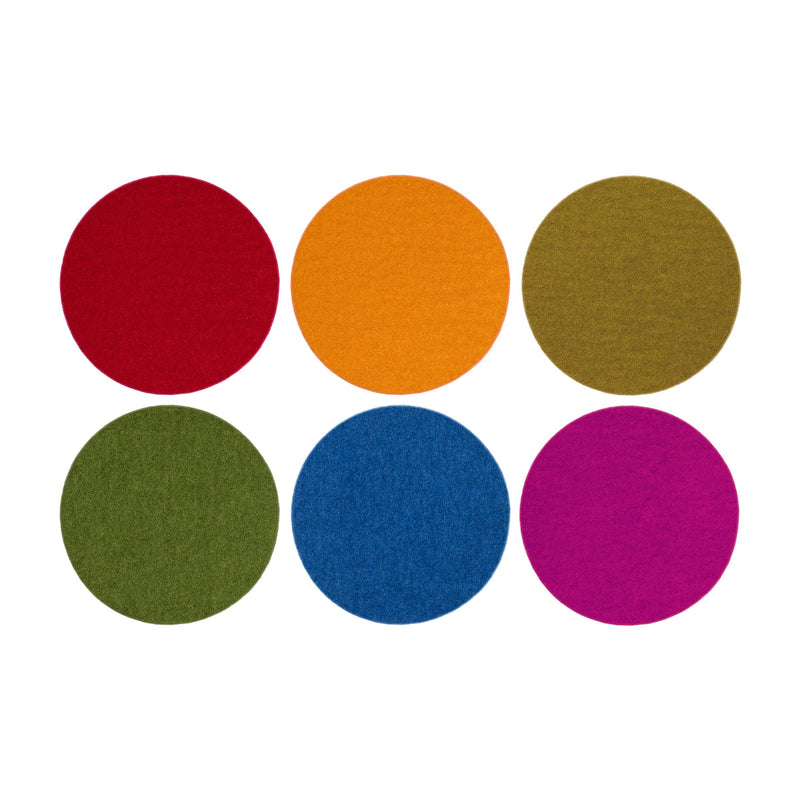 Graf Lantz | Bierfilzl Merino Wool Felt Round Coaster Multi 6 Pack