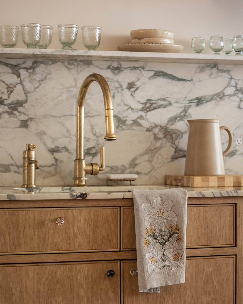 Coral & Tusk | Lily Bouquet Tea Towel