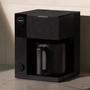 FELLOW - Aiden Precision Coffee Maker: Matte Black, showcased in its sleek design, ideal for crafting precise, pour-over style coffee with ease.