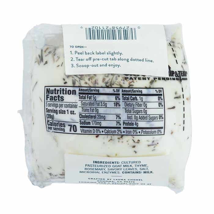 Laura Chenel | Chabis Fresh Goat Cheese with Thyme & Rosemary