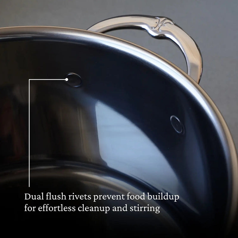 Hestan | NanoBond Cookware, 8qt Stockpot + Lid