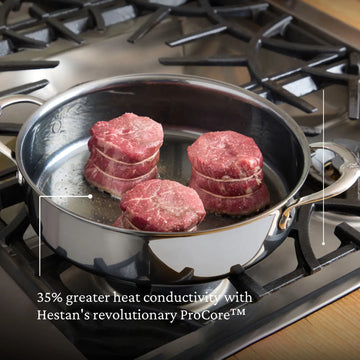 Hestan | NanoBond Cookware, 3.5qt Sauteuse
