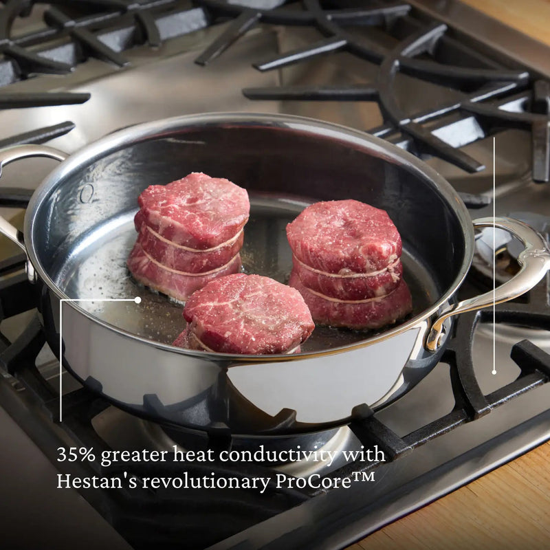 Hestan | NanoBond Cookware, 3.5qt Sauteuse