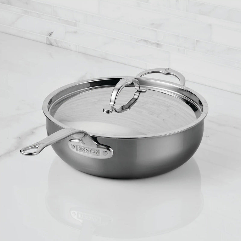 Hestan | NanoBond Cookware, 3.5qt Essential Pan + Lid