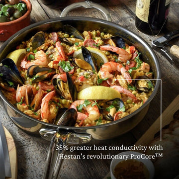 Hestan | NanoBond Cookware, 5qt Essential Pan + Lid