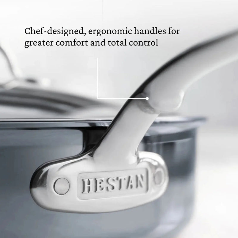 Hestan | NanoBond Cookware, 3.5qt Essential Pan + Lid