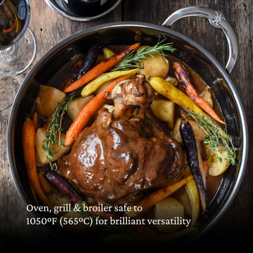 Hestan | NanoBond Cookware, 3.5qt Essential Pan + Lid