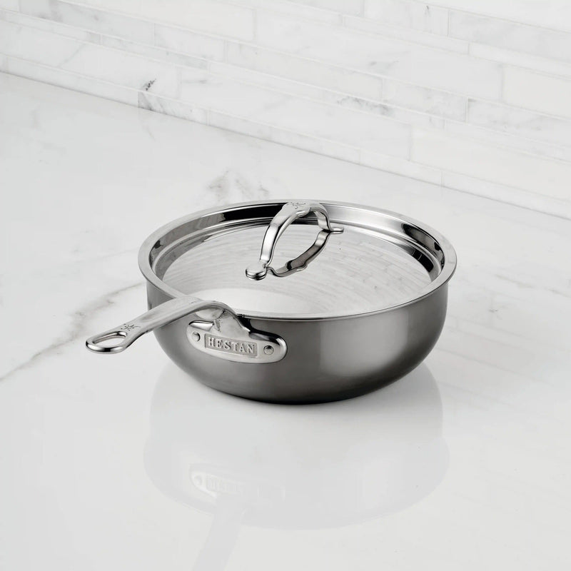 Hestan | NanoBond Cookware, 3.5qt Essential Pan + Lid