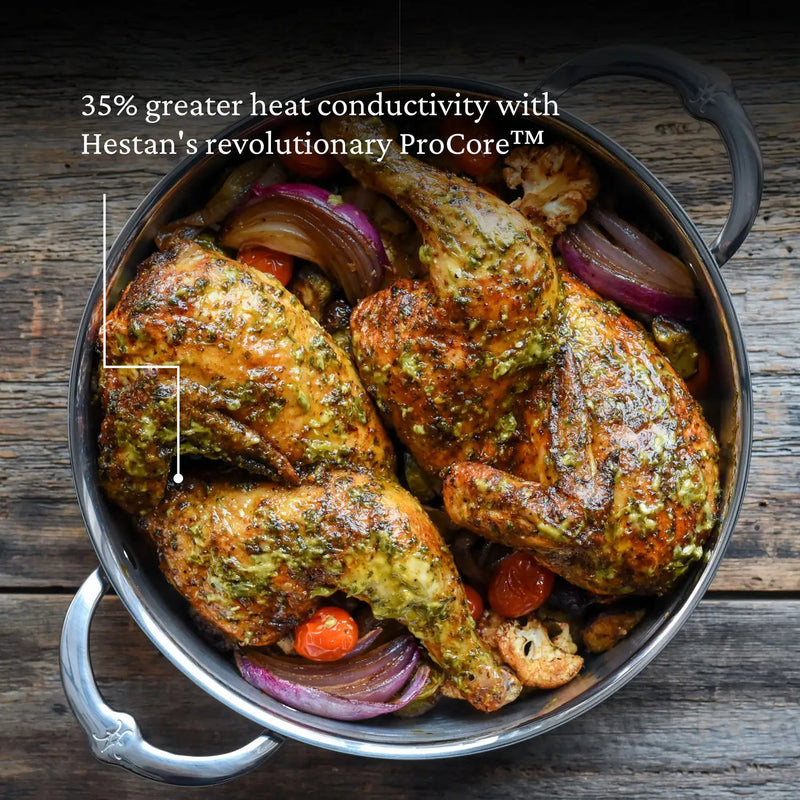 Hestan | NanoBond Cookware, 5qt Dutch Oven + Dome Lid