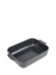 Peugeot | Appolia Baking Dish, Slate: A small, nonstick-coated rectangular pan with short handles, ideal for baking casseroles and roasting, from Athens Cooks.
