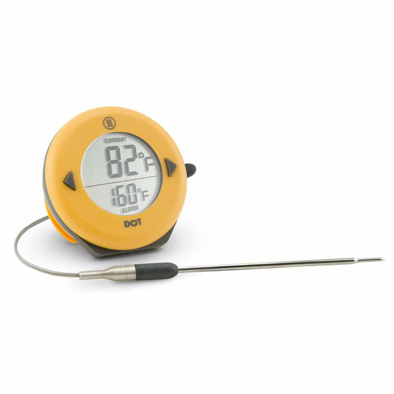 ThermoWorks | DOT Simple Alarm Thermometer - Orange
