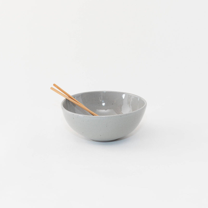 Sarah Kersten - Ramen Bowl: Klamath Wheat, featuring chopsticks, ideal for noodles, salads, or side dishes, designed for versatile kitchen use, 8 diameter, 32 ounces.