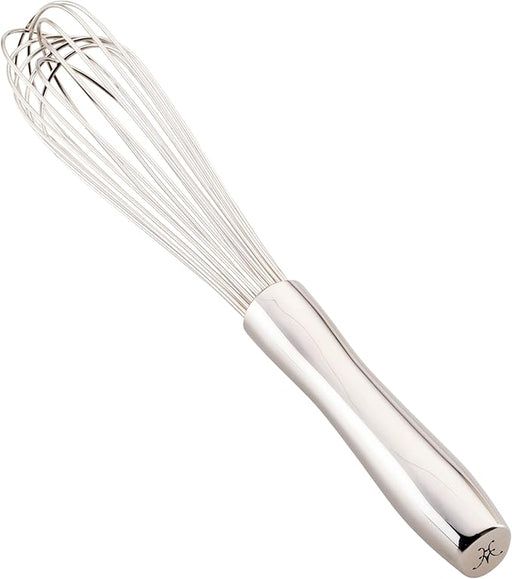 Hestan Stainless Steel Whisk 13 Inches, a durable French-style whisk with ergonomic handle, perfect for mixing sauces and batters with ease. Dishwasher-safe for convenience.