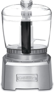 Cuisinart | Elite Collection 4 Cup Chopper Grinder, a silver food processor with a black handle, perfect for efficient kitchen prep at Athens Cooks.